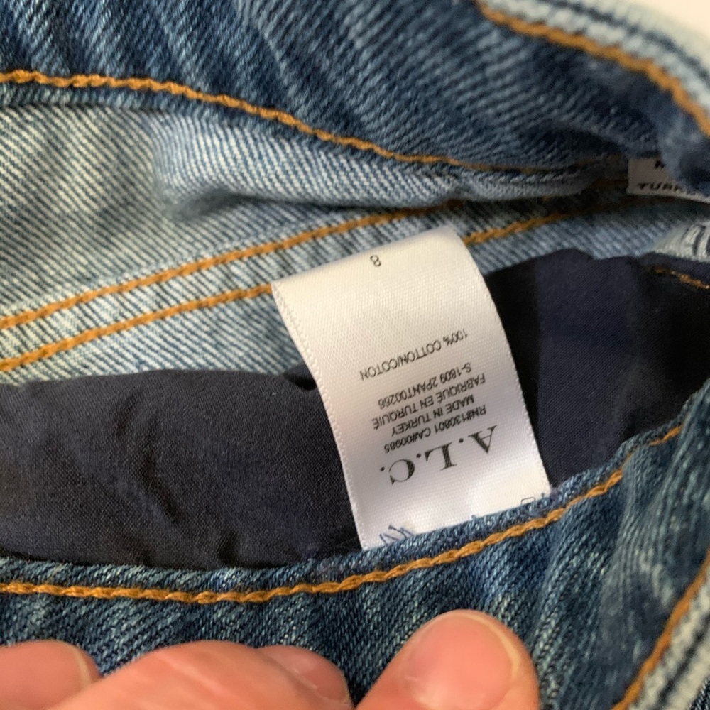 ❤️SOLD❤️ALC High Waisted Jeans Cropped BRAND NEW - Picture 5 of 8